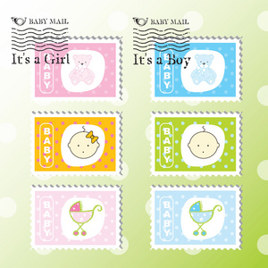 婴儿邮票