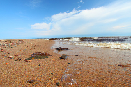 密歇根湖高级海滩