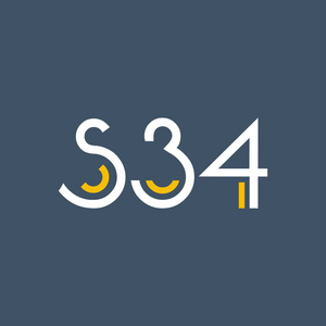 数字标识 S34 的设计