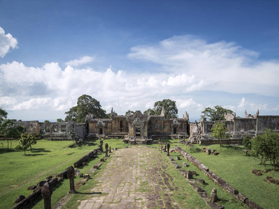 柏威夏著名古寺遗址柬埔寨地标图片