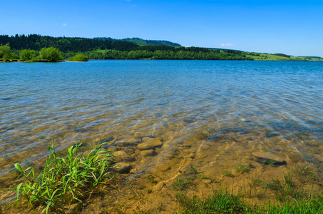 Pieniny 山泉景 Czorsztynskie 湖