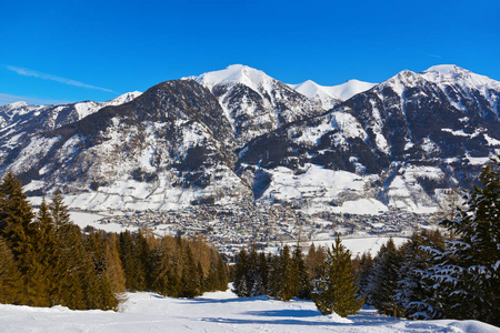 高山滑雪度假村坏 hofgastein奥地利