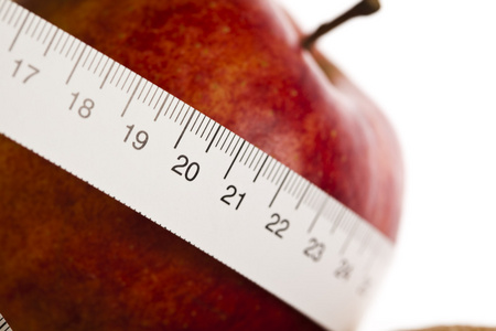 苹果和测量带