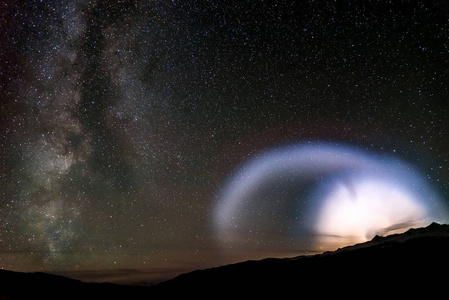 银河光晕星山飞碟