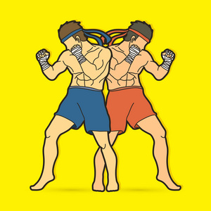 泰国拳泰拳准备战斗