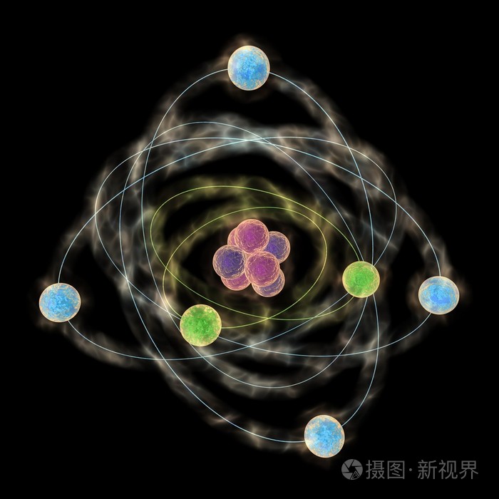 原子的行星模型照片-正版商用图片03t8y3-摄图新视界