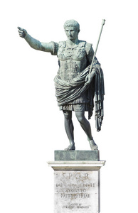 奥古斯都皇帝雕像图片