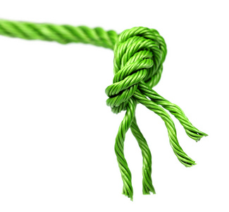 绿色的绳子结