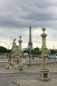 在巴黎的埃菲尔铁塔。法国