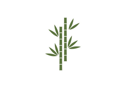 竹 ilustration 标志矢量
