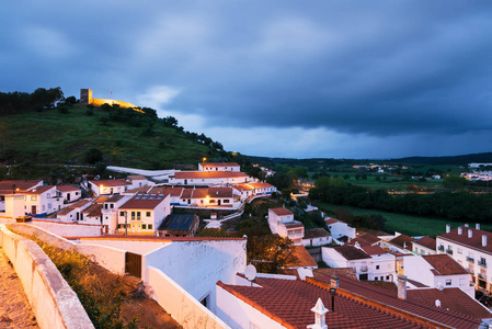 葡萄牙阿尔加维 Aljezur 镇夜景
