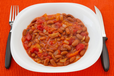 番茄水煮的豆