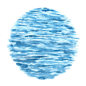 蓝海波作为自然的抽象背景图片