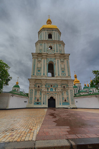 圣索非亚大教堂钟楼。基辅.乌克兰