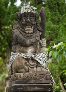 巴厘岛的雕像