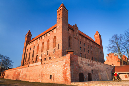 在 gniew 中的日耳曼城堡