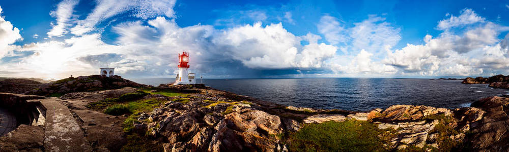 Lindesnes Fyr 灯塔，挪威