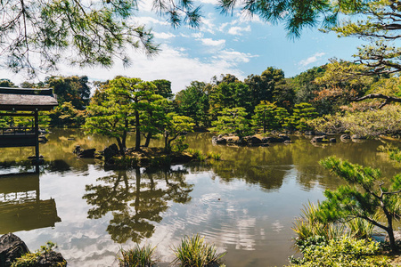 日本花园在京都，日本