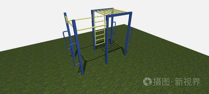 3d 体育场地 sorbing 设备模型的绘制