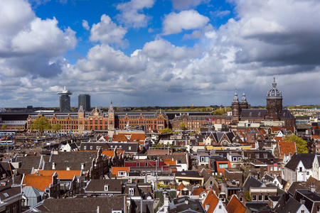 荷兰阿姆斯特丹城市景观