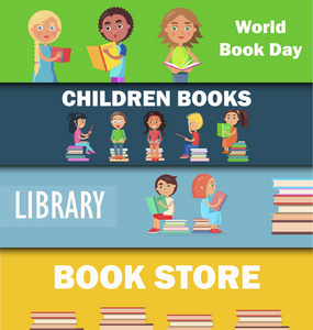 世界图书日, 儿童图书馆和书店