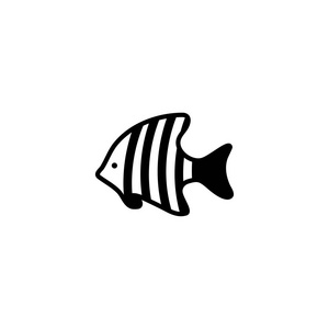 鱼平面矢量图标