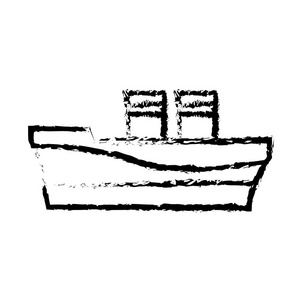 船舶货物物流海运图标图片