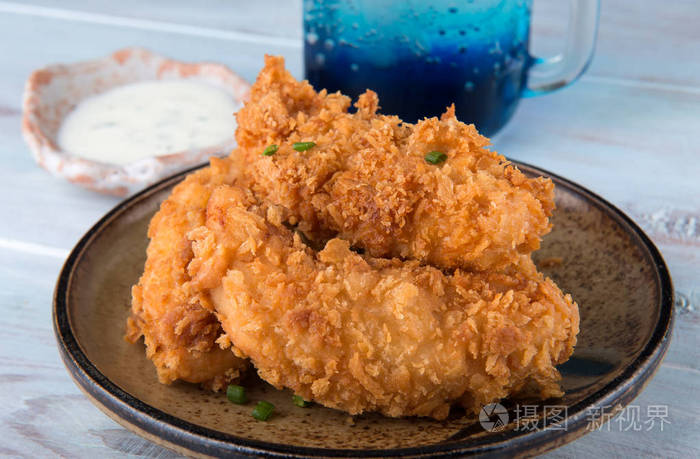 香脆鸡tenderloid油炸