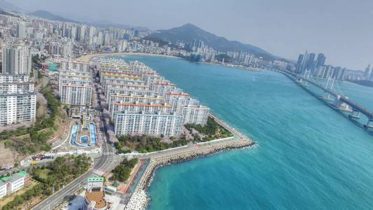 Namcheondong 樱花街, Gwangalli, 釜山, 韩国, 亚洲的春天