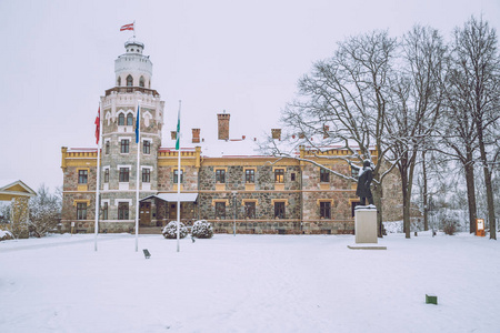 Sigulda, 拉脱维亚的古堡。旅游照片