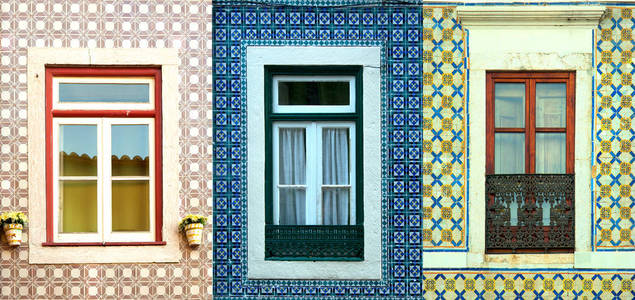 Windows 在葡萄牙瓷砖拼贴