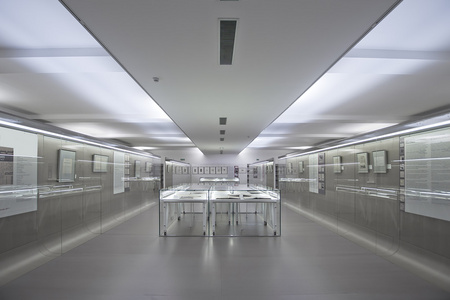 Interior architecture ofa modern library