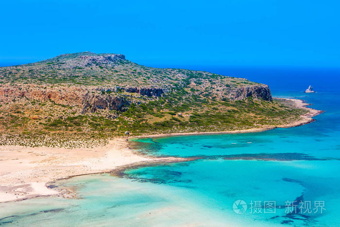 克里特岛南海岸美丽的夏日风光