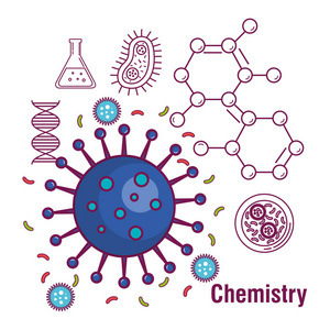 化学科学海报图标