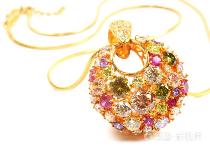 金色 nacklace