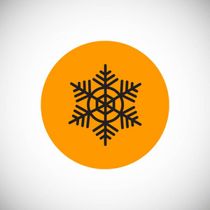 雪花 web 图标矢量图