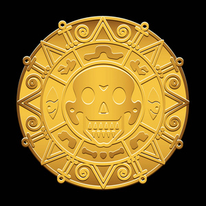 加勒比海海盗金奖章
