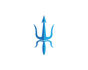 三叉戟标志模板向量照片