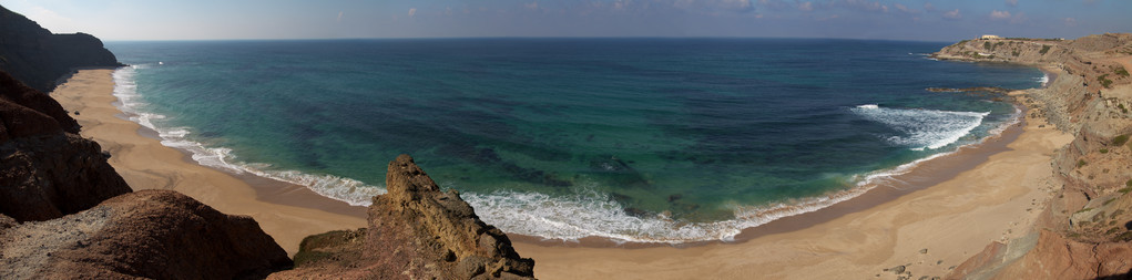 Ourial and Paimogo beach panorama