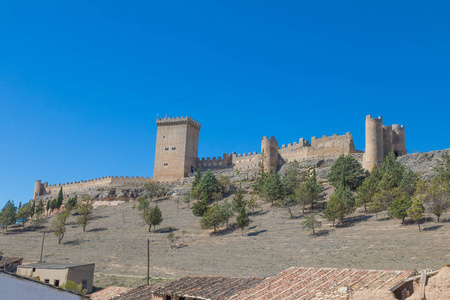 Penaranda de 杜罗河城堡的侧面视图