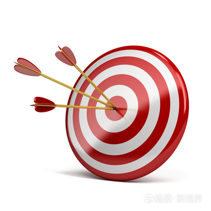 2017至2021照片带箭头,左2017右2021图片 在目标中的三个箭头照片-正版商用图片04ne7k-摄图新
