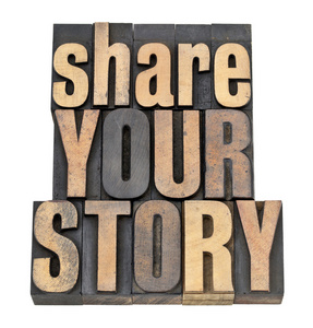 分享您的故事在木类型