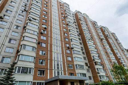 莫斯科现代住宅高层建筑