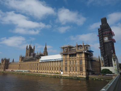 保护工程在议会的房子又名西敏寺在伦敦, 英国
