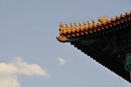 北京紫禁城的圣洁的野兽