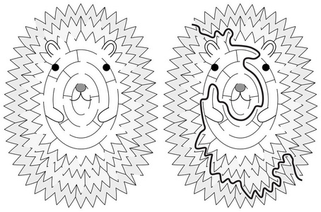 儿童刺猬迷宫