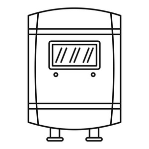 燃气锅炉图标, 轮廓样式
