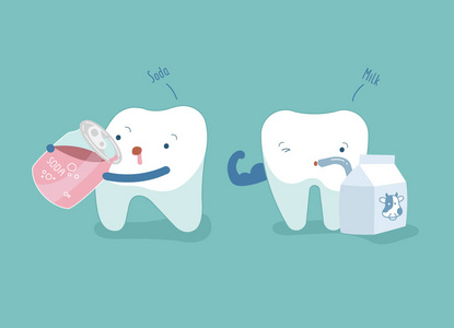 采取出牙和牙概念的牙龋齿