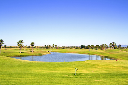 高尔夫球场在阿尔加威葡萄牙