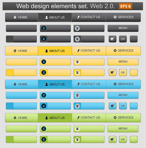 web 设计的元素集